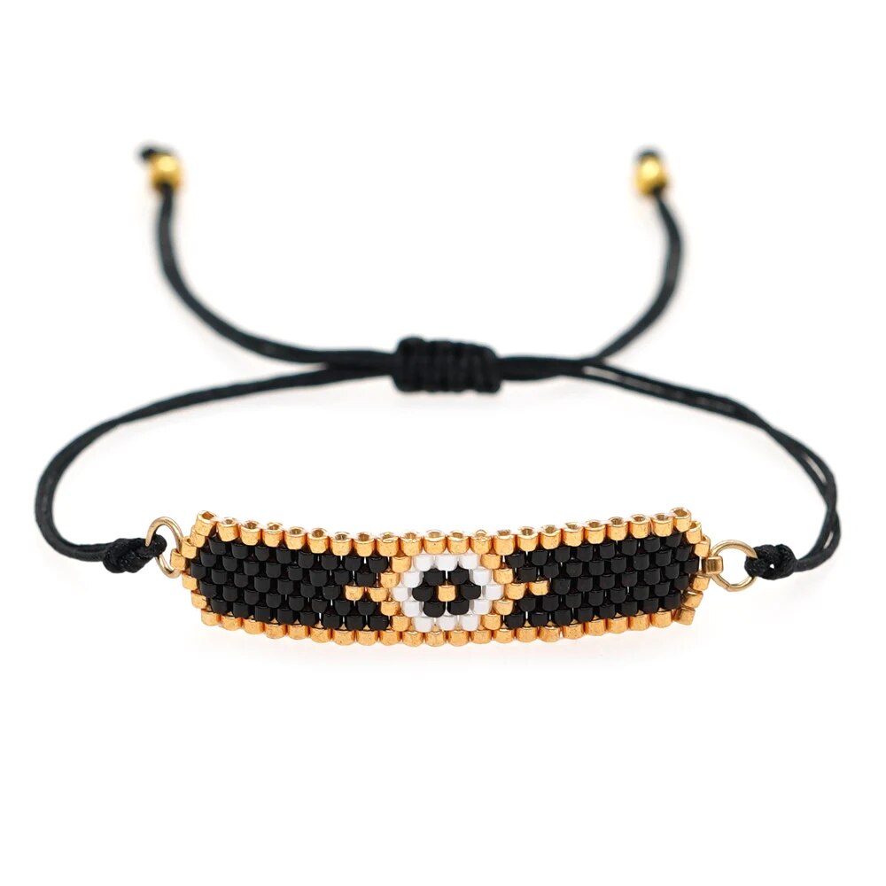 Miyuki Beaded Handmade Evil Eye Friendship Bracelets For Women MI-B220425