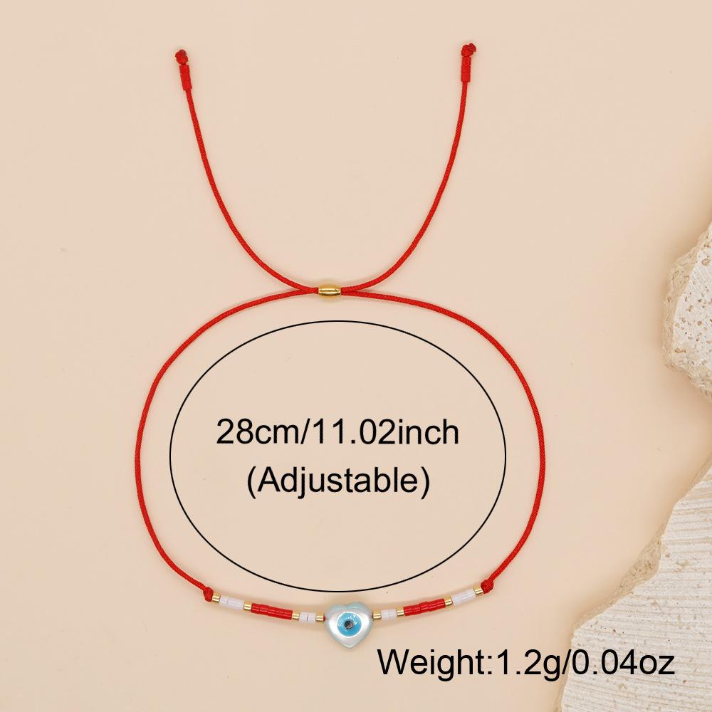 Go2boho Sea Shell Evil Eye Miyuki Beaded Friendship Bracelets For Women Kid Jewelry Gift Beauty for Positive Energy
