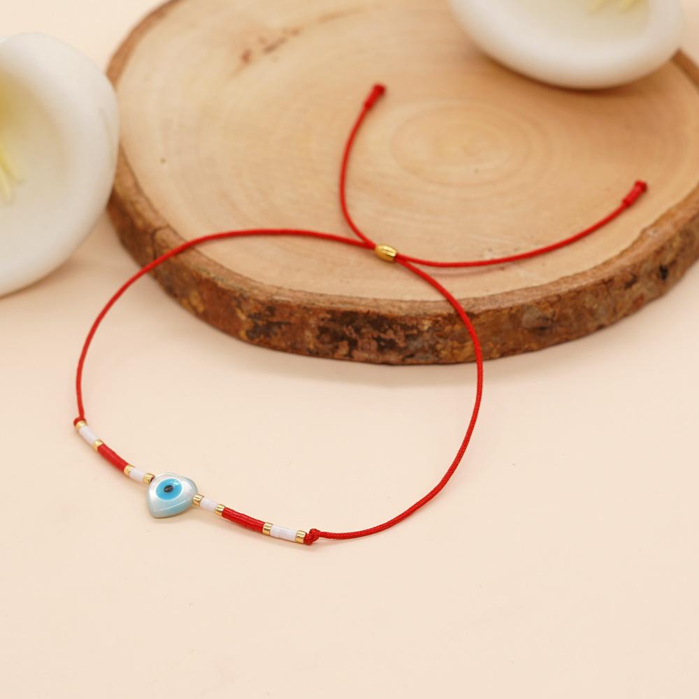 Go2boho Sea Shell Evil Eye Miyuki Beaded Friendship Bracelets For Women Kid Jewelry Gift Beauty for Positive Energy