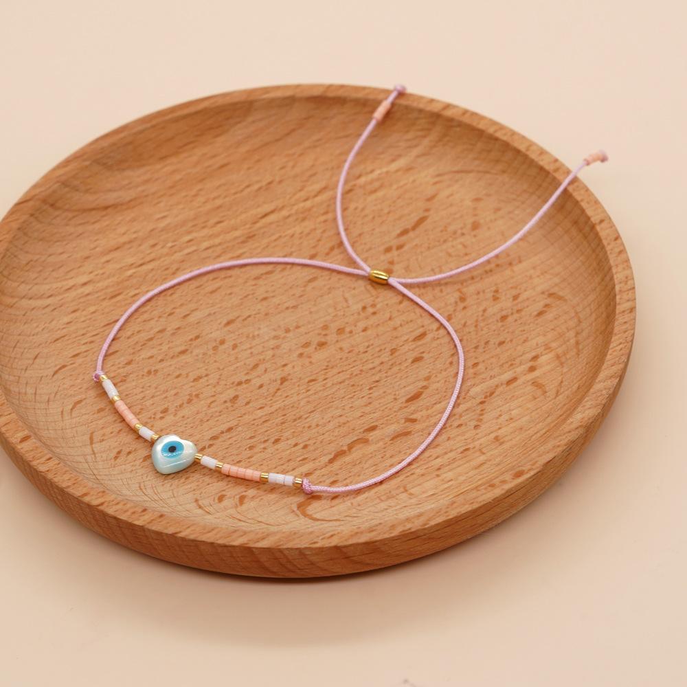 Go2boho Sea Shell Evil Eye Miyuki Beaded Friendship Bracelets For Women Kid Jewelry Gift Beauty for Positive Energy