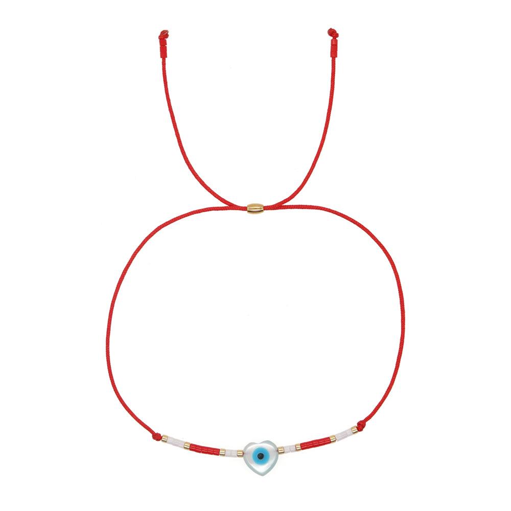 Go2boho Sea Shell Evil Eye Miyuki Beaded Friendship Bracelets For Women Kid Jewelry Gift Beauty for Positive Energy