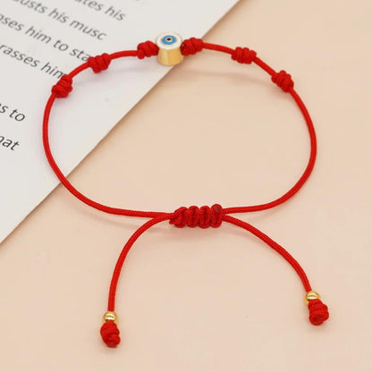 Evil Eye Alloy Beaded Bracelet Lucky Handmade Jewelry For Women JS-B23030901