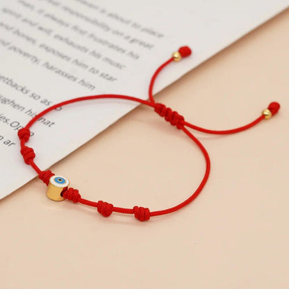 Evil Eye Alloy Beaded Bracelet Lucky Handmade Jewelry For Women JS-B23030901