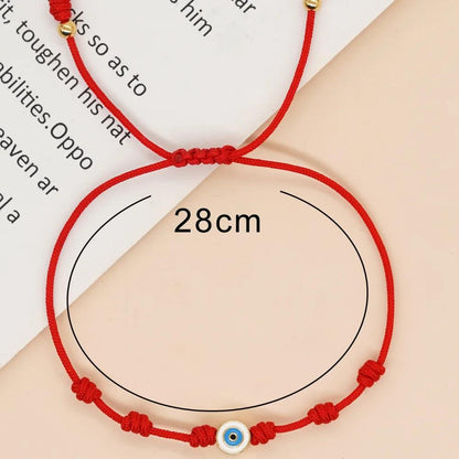 Evil Eye Alloy Beaded Bracelet Lucky Handmade Jewelry For Women JS-B23030901