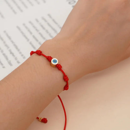 Evil Eye Alloy Beaded Bracelet Lucky Handmade Jewelry For Women JS-B23030901